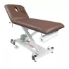 PACK DIVAN ÉLECTRIQUE AVEC TROU VISAGE LIFTBACK Marron + TABOURET OFFERT