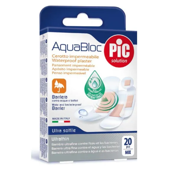 PANSEMENT AQUABLOC ASSORTIS PIC INDOLORE