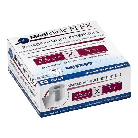 SPARADRAP MEDICLINIC FLEX