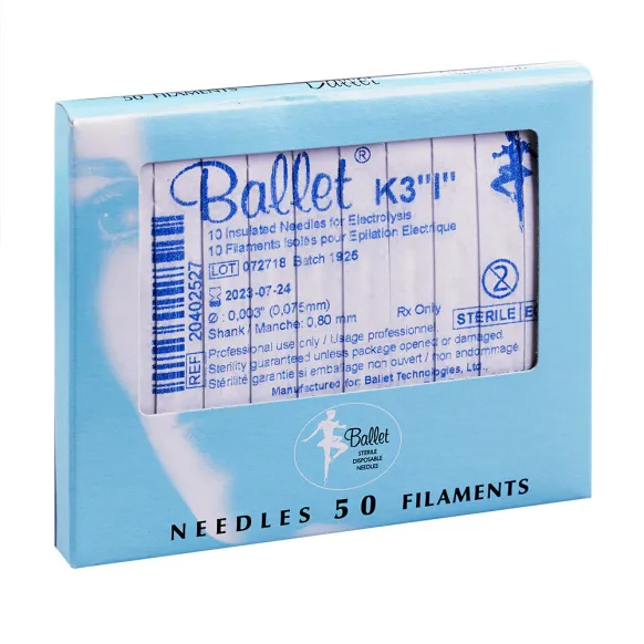 AIGUILLES D'ÉPILATION ISOLÉE BALLET