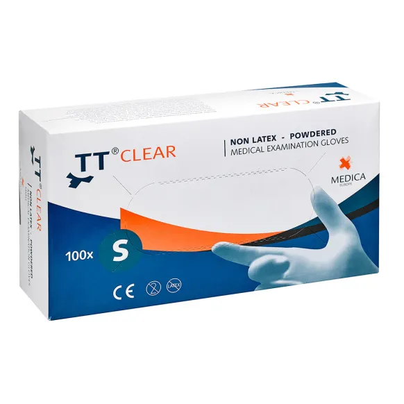 GANTS VINYLE TT CLEAR POUDRÉS