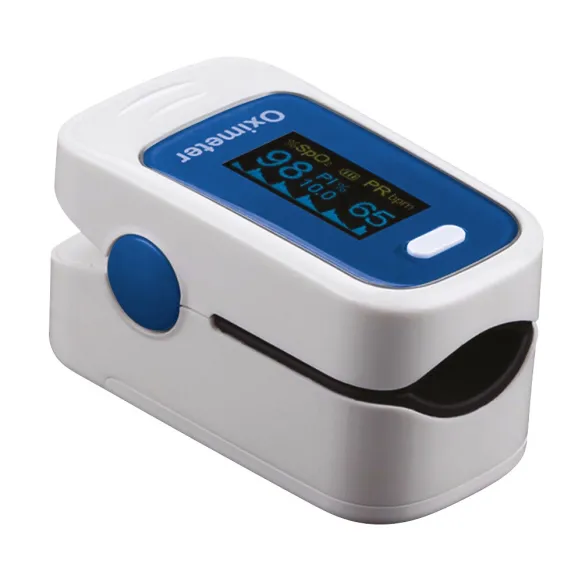OXYMÈTRE DE POULS BLEU LED MEDICLINIC