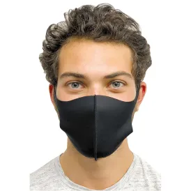 MASQUE TISSU ÉLÉGANCE "SOFT SKIN" ANTIBACTÉRIEN LOT DE 2 MASQUES - NOIR