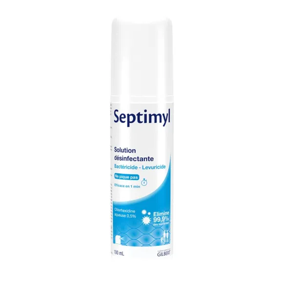 DÉSINFECTANT CUTANÉ CHLORHEXIDINE GILBERT SPRAY