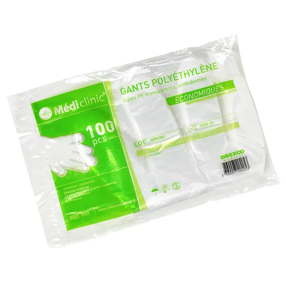GANTS POLYÉTHYLÈNE (100)