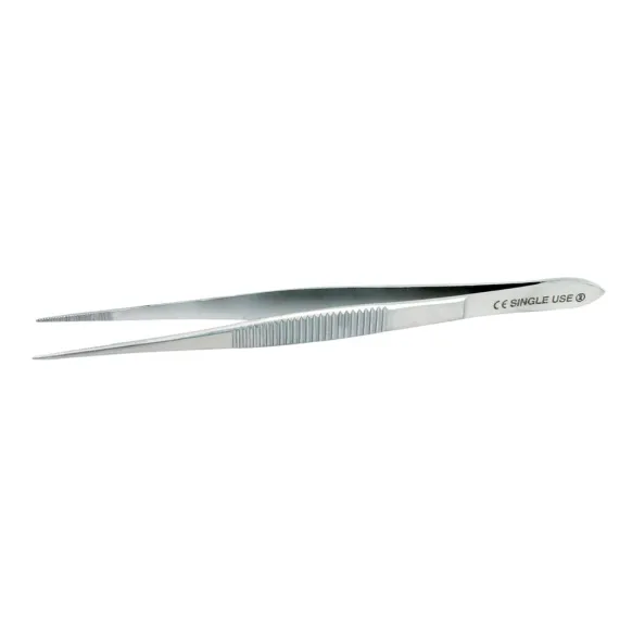 PINCE À DISSECTION FINE MÉTAL STÉRILE