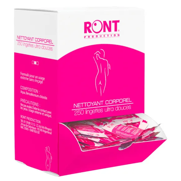 NETTOYANT CORPOREL LINGETTE ULTRA DOUCE RONT