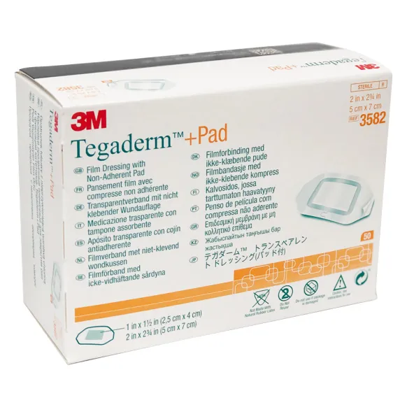PANSEMENTS ADHÉSIF STÉRILES TEGADERM + PAD 3M